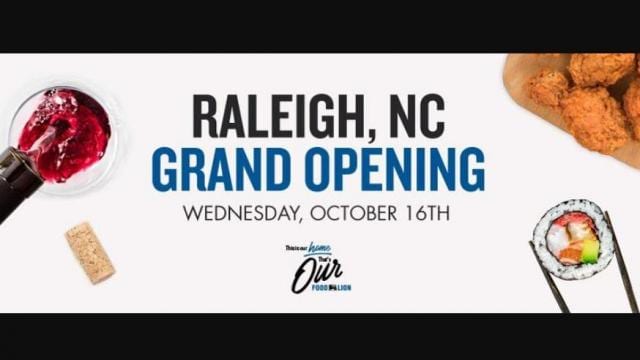 New Food Lion Grand Opening in Raleigh on October 16 with ...